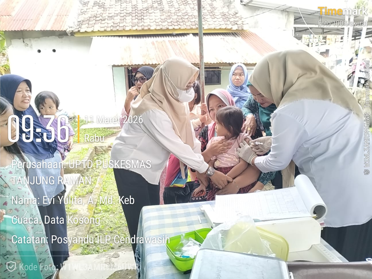 Kegiatan Imunisasi Campak ORI