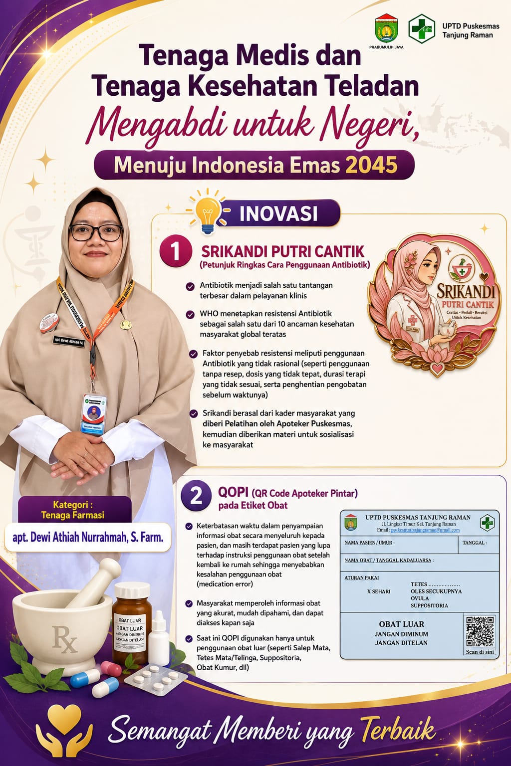 Inovasi Srikandi Putri Cantik dan QOPI