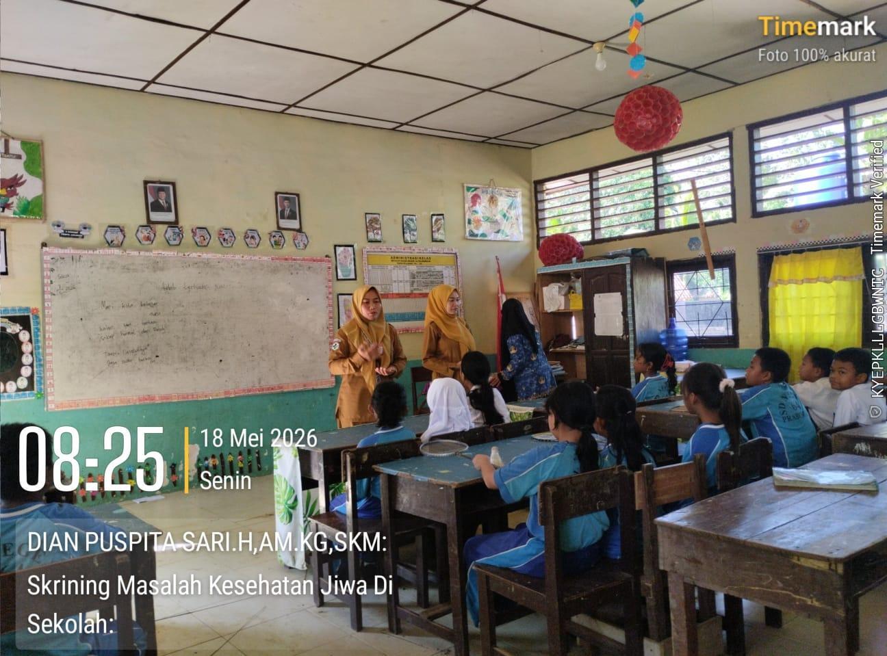 Dukung Kesehatan Mental Siswa Sejak Dini, UPTD Puskesmas Tanjung Raman Laksanakan Skrining Kesehatan