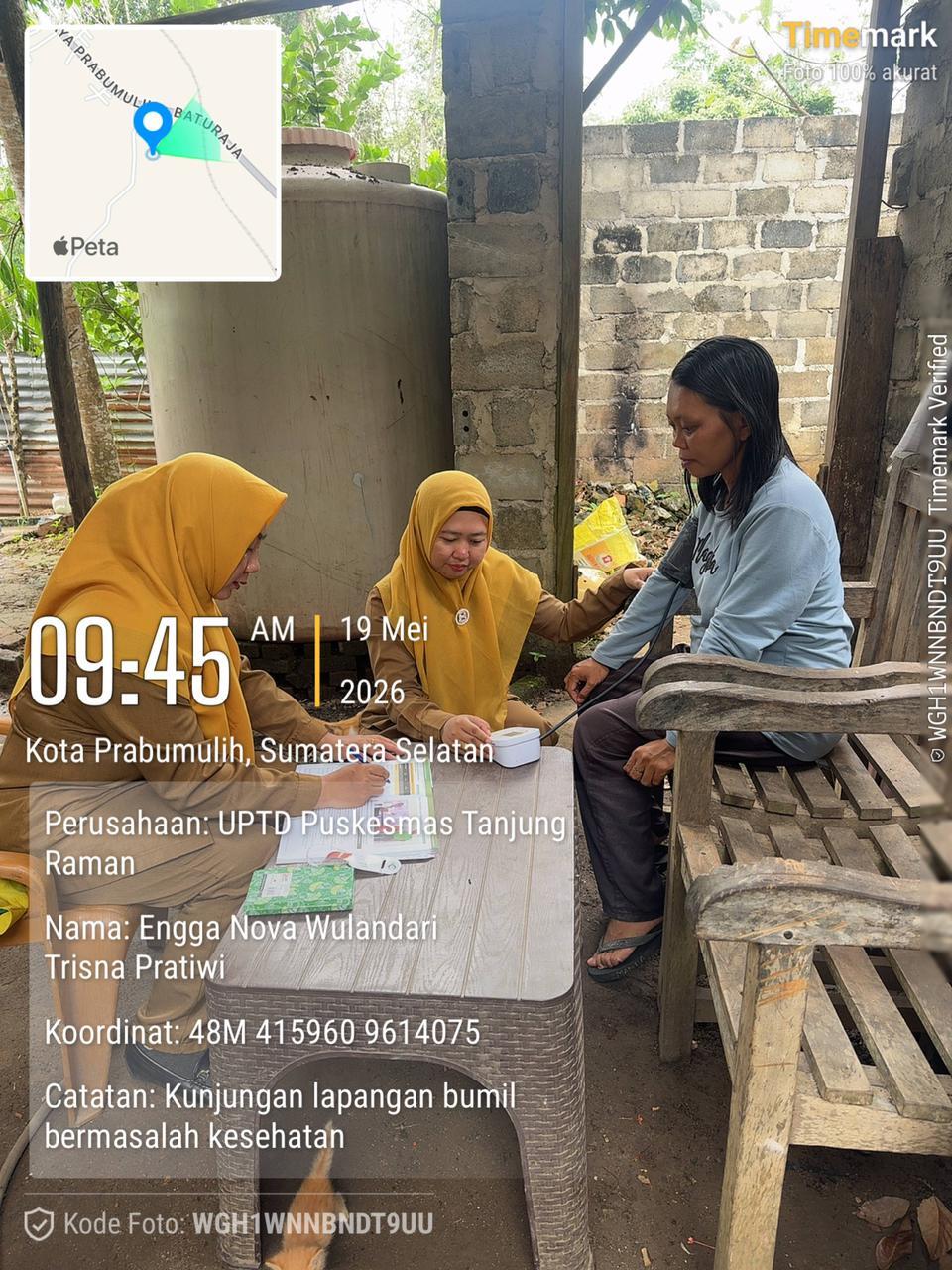 Kunjungan Rumah Pada Ibu Hamil Wilayah Kerja UPTD Puskesmas Tanjung Raman