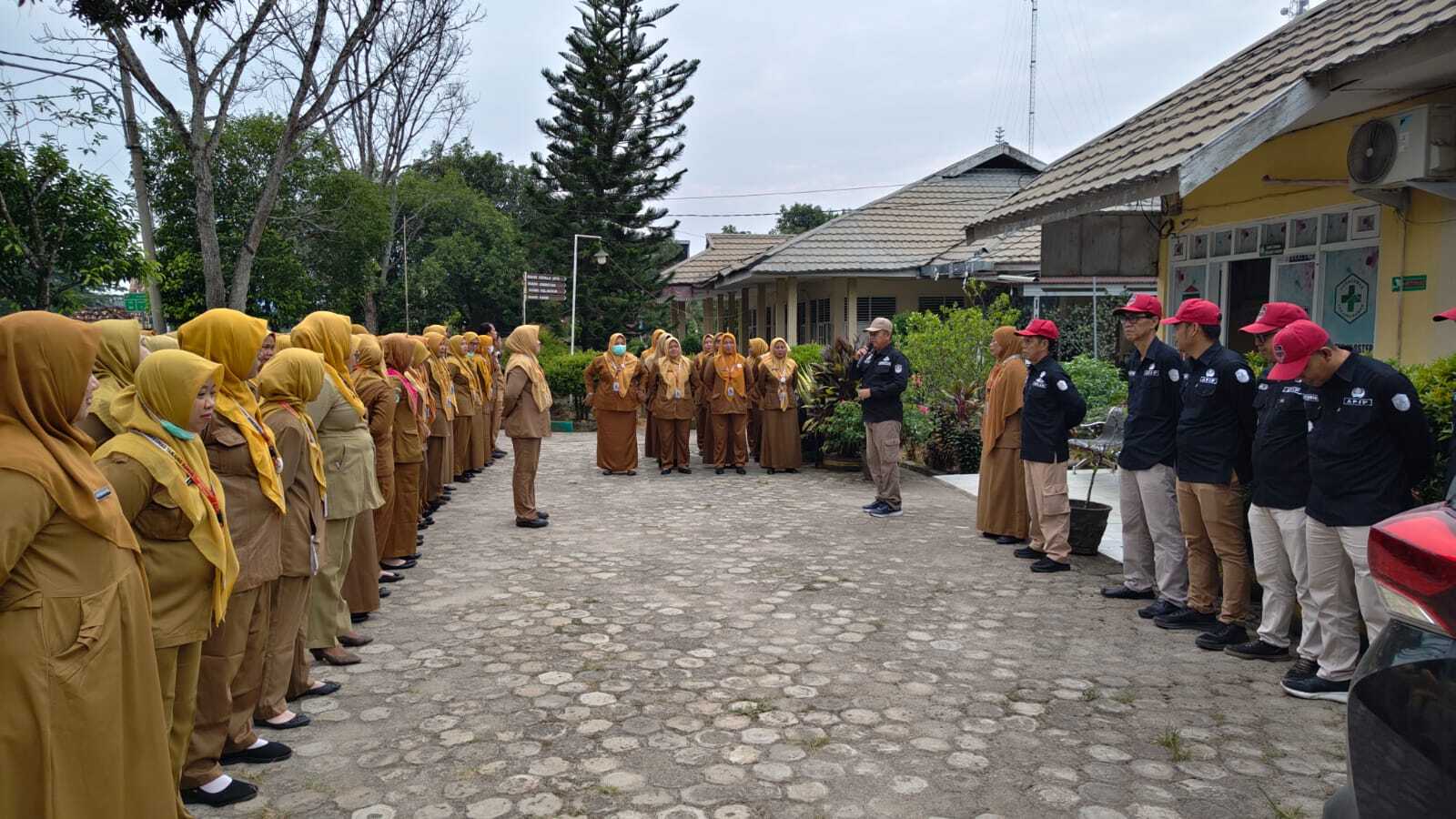 Briefing Pagi Bersama Inspektorat Kota Prabumulih Dalam Rangka Koordinasi Pendisiplinan Pegawai UPTD
